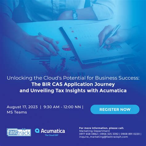 BIRCAS launches BIR CAS Application Journey and Tax Insights .